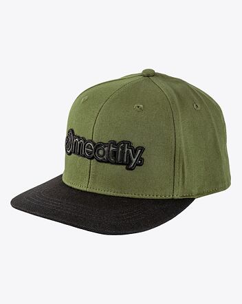 Šiltovka Meatfly Tyler Snapback, Logojam Olive / Black