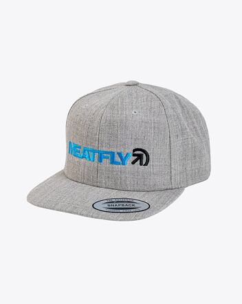 Šiltovka Meatfly Skipper Snapback, Grey Heather