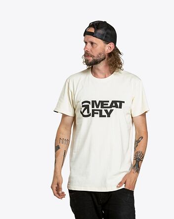 Pánske tričko Meatfly Revital, Cream
