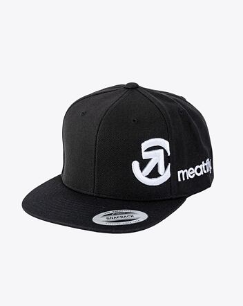 Šiltovka Meatfly Jacob Snapback, Black