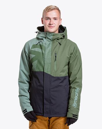 Pánska SNB & SKI bunda Meatfly Shader, Sea Spray/Black