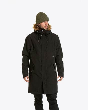 Pánska zimná bunda Meatfly Lars Parka, Black