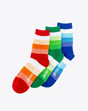 Ponožky Meatfly Stripes Shades Socks - S19, Triple pack