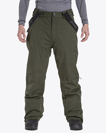 Snowboardové nohavice Meatfly Gnar 4, G - Green Stripe