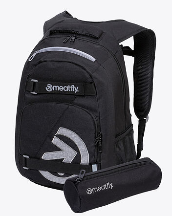 Batoh Meatfly Exile, Black, 24 L + Peračník ZADARMO