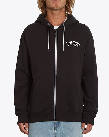 Pánska mikina Volcom Extends Zip Fleece, Black