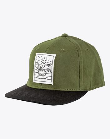 Šiltovka Meatfly Tyler Snapback, Sunny Olive / Black