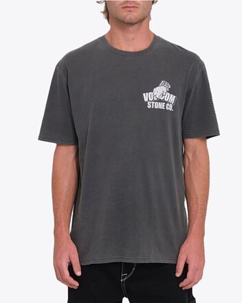 Pánske tričko Volcom Stone Force Co Pw Sst, Black