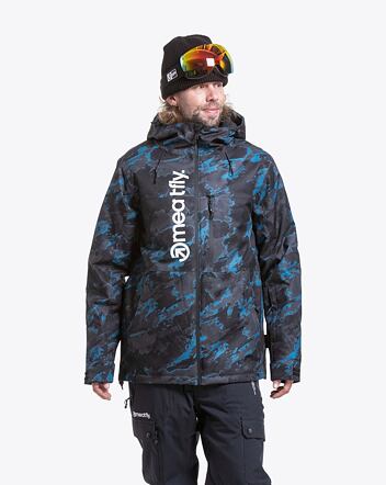 Pánska SNB & SKI bunda Meatfly Manifold, Blue Mossy