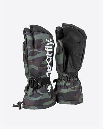 Pánske rukavice Meatfly Limp, Black