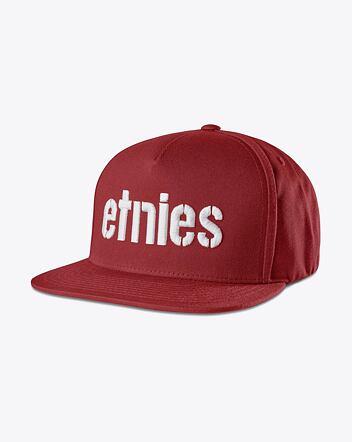 Šiltovka Etnies Corp Snapback, Red / White