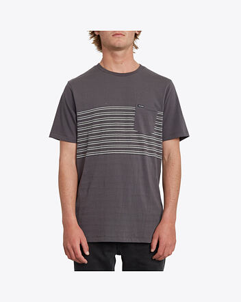 Tričko Volcom Forzee Crew - S20, Dark Charcoal