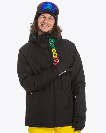 SNB & SKI bunda Meatfly Hoax 2, Black Rasta