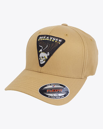 Pánska šiltovka Meatfly Raptor Flexfit, Curry