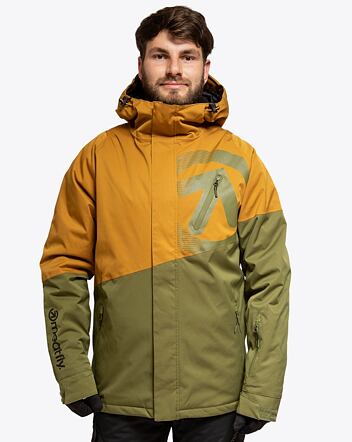 Pánska SNB & SKI bunda Meatfly Bang Premium, Wood/Green