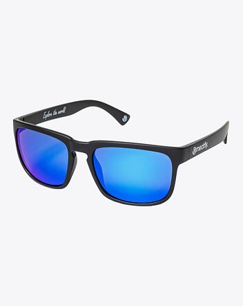 Slnečné okuliare Meatfly Gammy, Black Matt/Blue