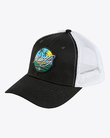 Šiltovka Meatfly Caleb Trucker, Beach White / Black