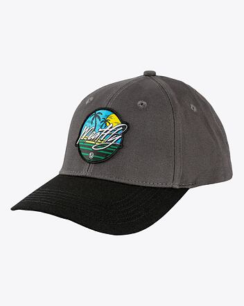 Šiltovka Meatfly Wayne Flexfit, Beach Grey / Black