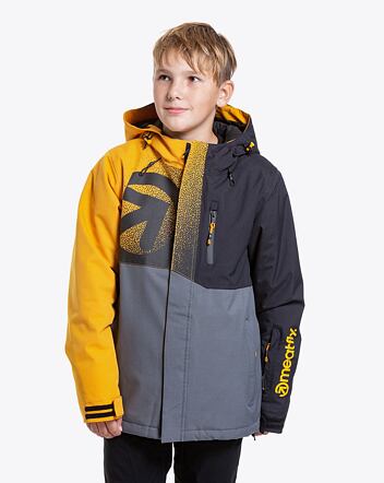 Detská SNB & SKI bunda Meatfly Bangito, Sunflower/Dark Grey