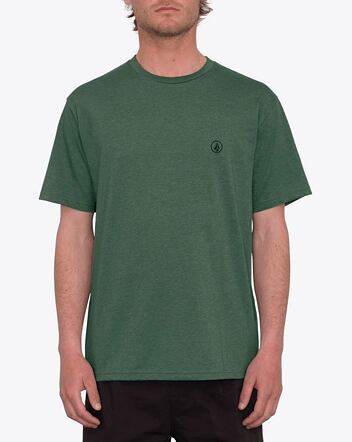 Pánske tričko Volcom Circle Blanks Hth Sst, Fir Green
