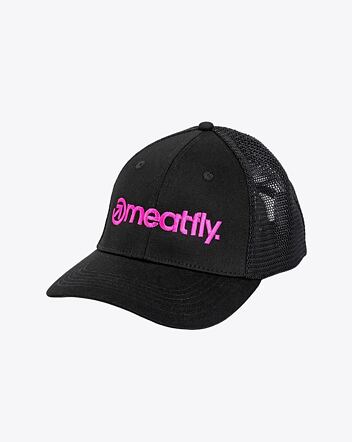 Šiltovka Meatfly MF Logo Trucker, Magenta / Black