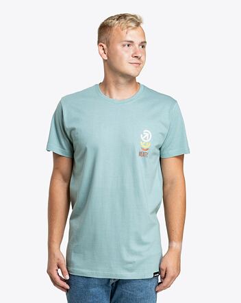 Pánske tričko Meatfly Phase, Dusty Mint