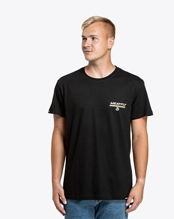 Pánske tričko Meatfly Racing Spirit, Black
