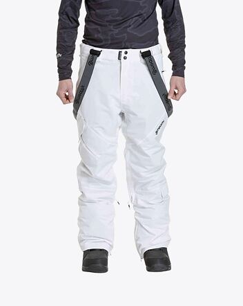 Pánske SNB & SKI nohavice Meatfly Ghost, White