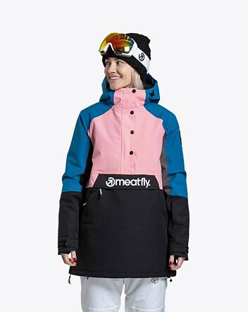 Dámska SNB & SKI bunda Meatfly Aiko, Flamingo Pink/Black
