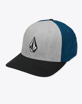 Šiltovka Volcom Full Stone Hthr Flexfit, Deep Blue