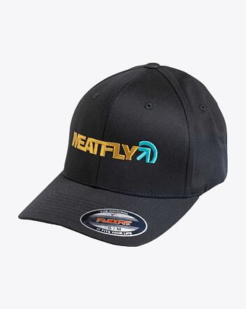 Šiltovka Meatfly Zedd Flexfit, Wood / Black