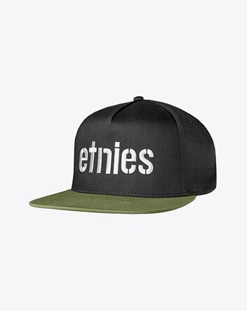 Šiltovka Etnies Corp Snapback, Black / Olive