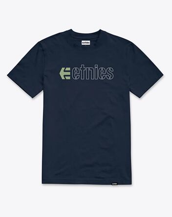 Pánske tričko Etnies Ecorp Tee, Blue / Green