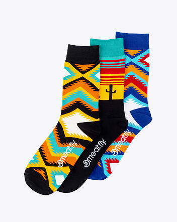 Ponožky Meatfly Arizona socks - S19, Triple pack