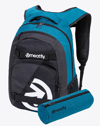 Batoh Meatfly Exile, Petrol Heather / Charcoal Heather, 24 L +  Peračník ZADARMO