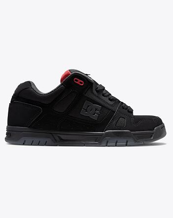 Pánske topánky DC Shoes Stag, Black/Grey/Red