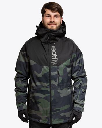 Pánska SNB & SKI bunda Meatfly Hoax Premium, Rampage Camo