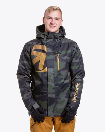 Pánska SNB & SKI bunda Meatfly Shader, Rampage Camo