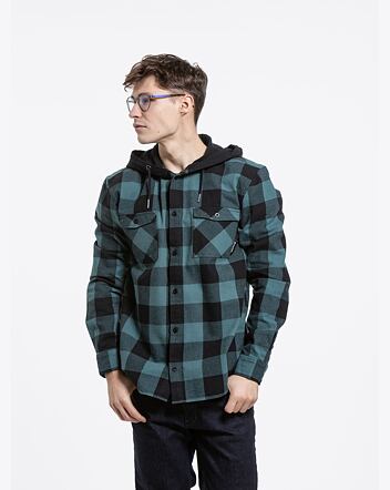Pánska košeľa Meatfly Mike Premium, Sea Green