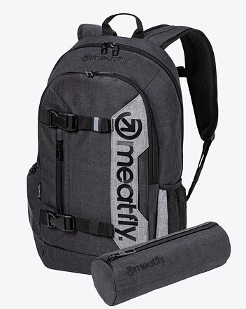 Batoh Meatfly Basejumper, Charcoal Heather / Grey Heather, 22 L