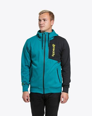 Pánska technická mikina Meatfly Lightyear, Dark Teal