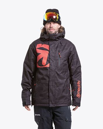 Pánska SNB & SKI bunda Meatfly Shader, Morph Black