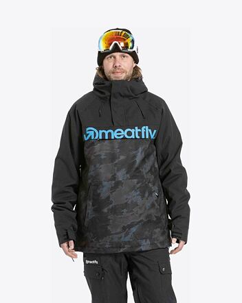 Pánska SNB & SKI bunda Meatfly Slinger, Mossy Petrol