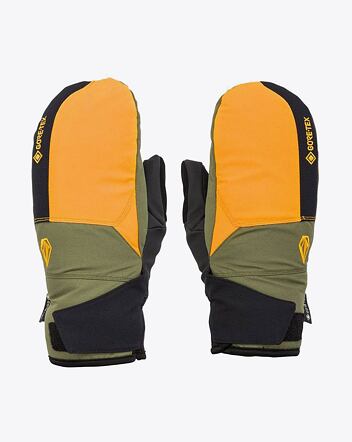 Pánske rukavice Volcom Stay Dry Gore-Tex Mitt, Gold