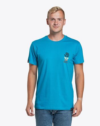 Pánske tričko Meatfly Phase, Ocean Blue