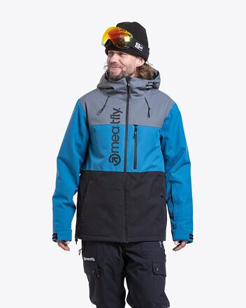 Pánska SNB & SKI bunda Meatfly Manifold, Blue/Black