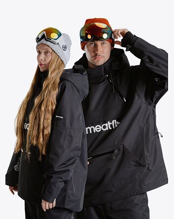 Unisex SNB & SKI bunda Meatfly Maddie, Black