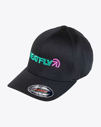 Šiltovka Meatfly Zedd Flexfit, Turquoise / Black