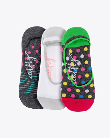 Ponožky Meatfly Low socks - Triple pack, L/ Fuchsia