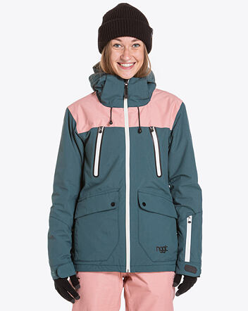 Bunda na snowboard Nugget Phobia 3, C - Sea Green, Rose